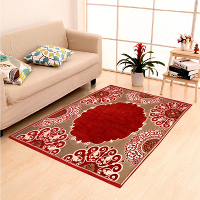 

Countingbeds Maroon Chenille Carpet(214 cm X 153 cm)