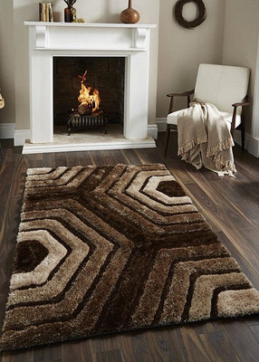 

Presto Brown Polyester Carpet(90 cm X 150 cm)