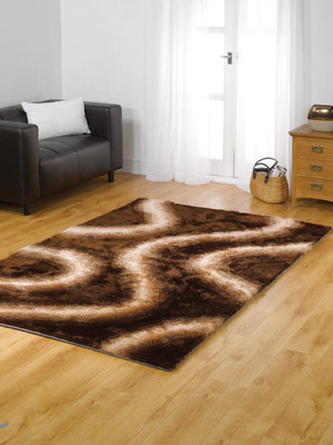 

Presto Brown Polyester Carpet(150 cm X 210 cm)