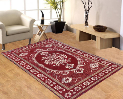 

iTrend India Maroon Velvet Carpet(137 cm X 213 cm)