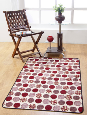 

MY HOUSE Multicolor Polyester Area Rug(90 cm X 150 cm)