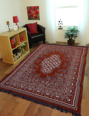 

Presto Orange Polyester Carpet(135 cm X 210 cm)