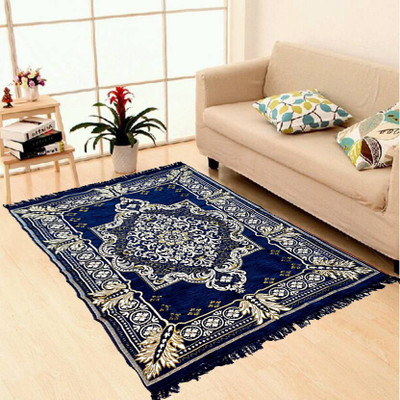 

Superb Furnishings Multicolor, Blue Chenille Carpet(152 cm X 213 cm), Blue;multicolor