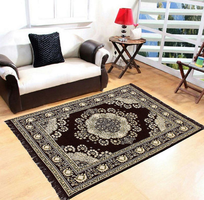

Deco Home Brown Chenille Carpet(152 cm X 213 cm)