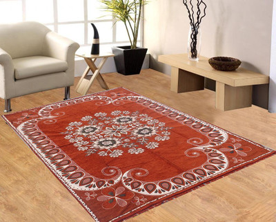 

iTrend India Multicolor Velvet Carpet(137 cm X 213 cm)