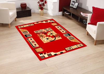 

Presto Red Polyester Carpet(90 cm X 150 cm)