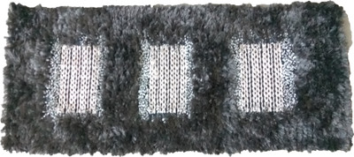 

First Look Trend Grey, White Cotton Polyester Blend Carpet(60 cm X 135 cm)
