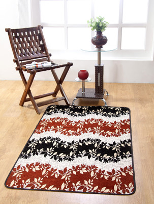 

MY HOUSE Multicolor Polyester Area Rug(90 cm X 150 cm)