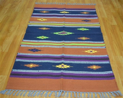 

Al Falah International Multicolor Cotton Area Rug(92 cm X 152 cm)