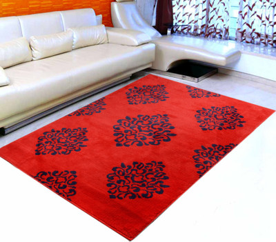 

Saral Home Red Polyester Carpet(120 cm X 180 cm)