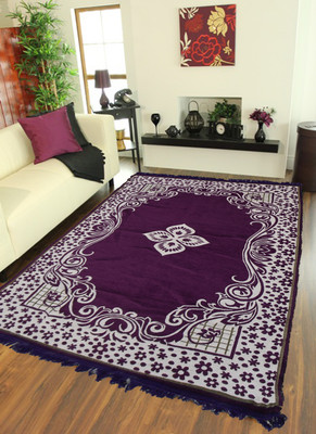 

Presto Purple Cotton Carpet(121 cm X 183 cm)