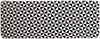 

Saral Home Black Cotton Area Rug(45 cm X 120 cm)
