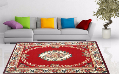 

Farhan Carpet Red Polypropylene Carpet(180 cm X 235 cm)
