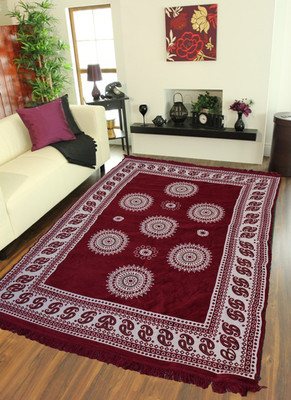 

Presto Red Cotton Carpet(121 cm X 183 cm)