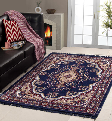 

MY HOUSE Blue Acrylic Carpet(150 cm X 210 cm)