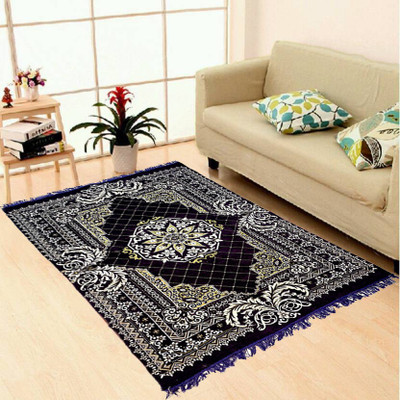 

Superb Furnishings Multicolor, Purple Chenille Carpet(152 cm X 213 cm)