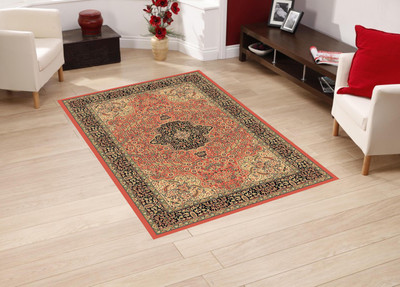 

Presto Orange Polypropylene Carpet(150 cm X 210 cm)