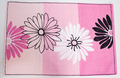 

Band Box Pink Cotton Area Rug(76 cm X 50 cm)