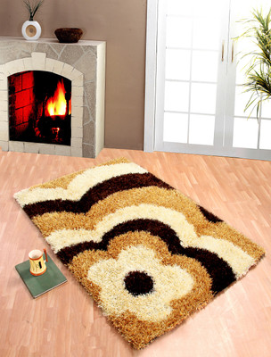 

MY HOUSE Multicolor Polyester Carpet(120 cm X 180 cm)