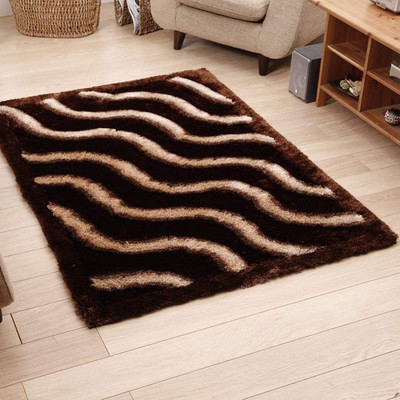 

Presto Brown Polyester Carpet(90 cm X 150 cm)