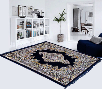 

Superb Furnishings Blue Velvet Carpet(152 cm X 213 cm)