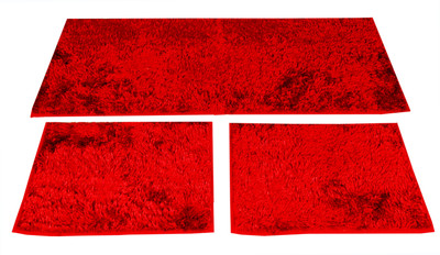 

Ritika Carpets Red Polyester Runner(55 cm X 135 cm)