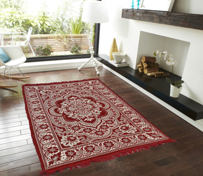 

Presto Red Polyester Carpet(135 cm X 210 cm)