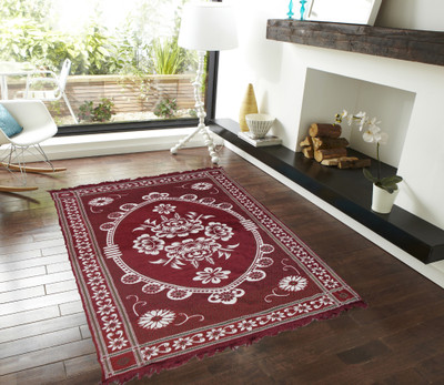 

Presto Red Polyester Carpet(135 cm X 210 cm)