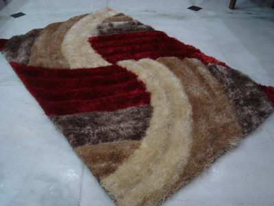 

Little Home Multicolor Cotton Polyester Blend Area Rug(90 cm X 150 cm)