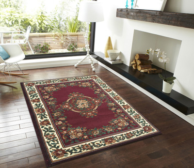 

PRESTO BAZAAR Lavender Wool Area Rug(150 cm X 210 cm)