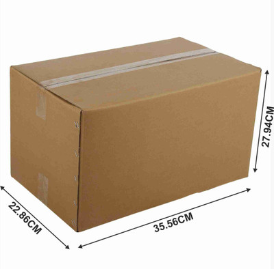 

GUJARAT PACKAGING INDUSTRIES Corrugated Paper, Craft Paper Storage & Shipment Packaging Box(Pack of 10 Brown)