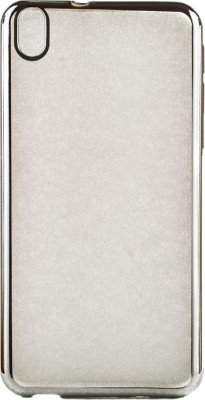 Mystry Box Back Cover for HTC Desire 816(Silver, Silicon, Pack of: 1)