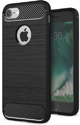 Golden Sand Back Cover for Apple iPhone 7(Metallic Black, Polyurethane) Flipkart