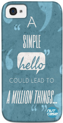 50% OFF on Nutcase Back Cover for Apple iPhone 4S(Multicolor)