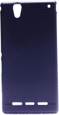 CASE CREATION Back Cover for Sony Xperia T2 Ultra Dual(Black, Silicon, Pack of: 1)