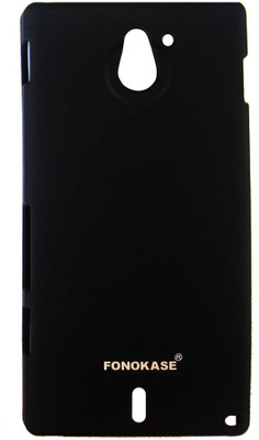 Fonokase Back Cover for Sony Xperia Sola(Black)