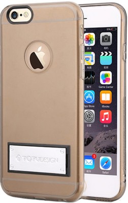 Totu Designs Back Cover for Apple iPhone 6(Transparent, Grey, Pack of: 1)