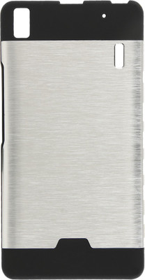 GadgetM Back Cover for Lenovo A7000(Silver, Metal, Rubber) Flipkart