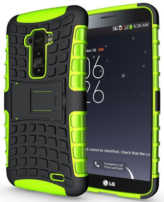 Heartly Back Cover for LG G FLEX D958(Green)