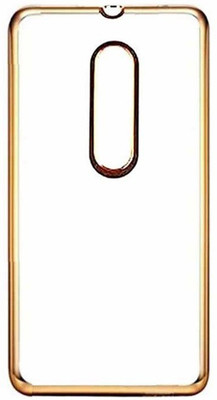 Hutz Back Cover for Motorola Moto E3 Power(Gold, Transparent, Flexible Case) Flipkart