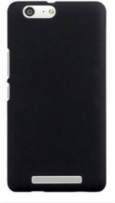 CASE CREATION Back Cover for Gionee Marathon M5 Rubberized Cover Matte Finish(Black, Pack of: 1)