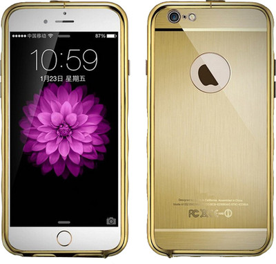 Kapa Back Cover for Apple iPhone 6, Apple iPhone 6S(Gold, Plastic, Metal) Flipkart