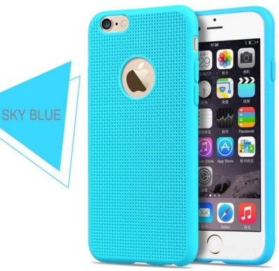 CASE CREATION Back Cover for Apple iPhone 6S Plus Crystal Clear Fully Totu Transparent Slim(Blue, Silicon, Pack of: 1)