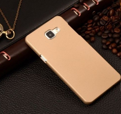 CASE CREATION Back Cover for Samsung Galaxy A5 2016 SM-A510 New Premium Quality Imported Exclusive Matte Rubberised Finish Frosted Hard Back Shell Case Cover Guard Protection(Gold, Pack of: 1)