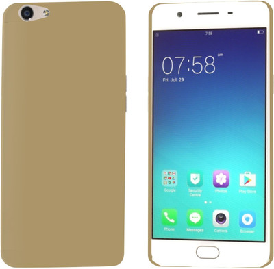 CASE CREATION Back Cover for OPPO F1s New Premium Quality Imported Exclusive Matte Rubberised Finish Frosted Hard Back Shell Case Cover Guard Protection(Gold, Pack of: 1)