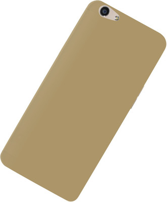 CASE CREATION Back Cover for OPPO F1s New Premium Quality Imported Exclusive Matte Rubberised Finish Frosted Hard Back Shell Case Cover Guard Protection(Gold, Pack of: 1)