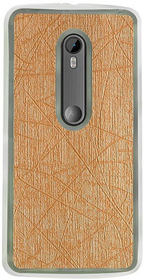 Casotec Back Cover for Motorola Moto G (3rd Generation)(Gold, Flexible Case) Flipkart