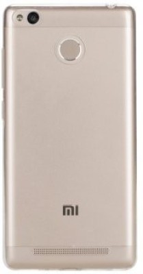 CASE CREATION Back Cover for Mi Redmi 3S Prime(Transparent, Silicon, Pack of: 1)