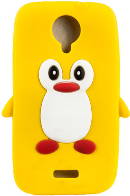 Mystry Box Back Cover for Micromax Canvas HD A116(Yellow, Silicon, Pack of: 1)