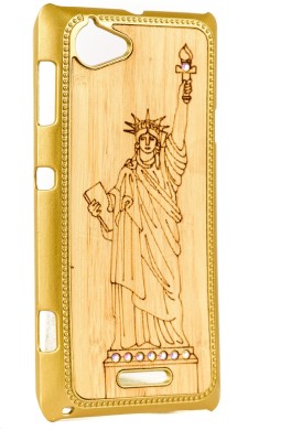 Mystry Box Back Cover for Sony Xperia L S36h(Gold, Pack of: 1)